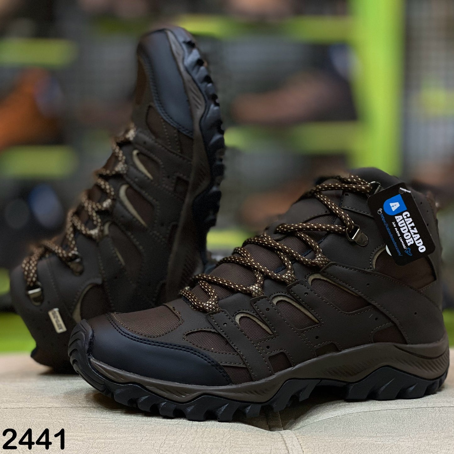 Bota Hombre Outdoor Ref- 2441 Cafe