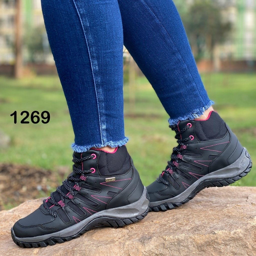 Bota mujer Outdoor Ref - 1269 Negra - Calzado Audor