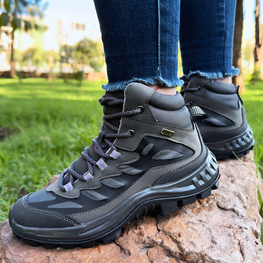 Bota mujer Outdoor Ref- 1480 Gris