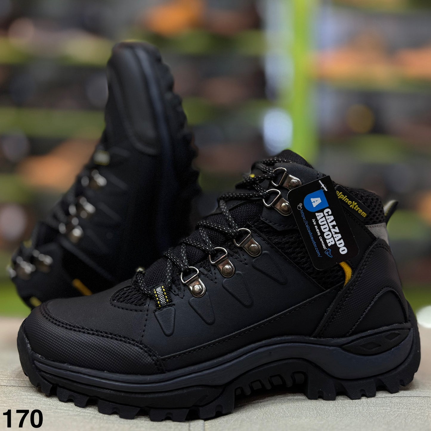 Bota Hombre Outdoor Ref- 170 negra