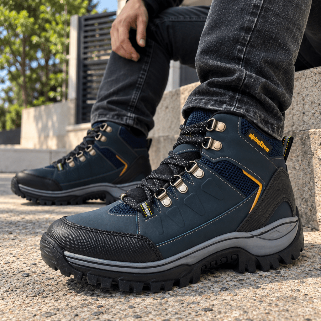 Bota Hombre Outdoor Ref- 170 Azul - Calzado Audor