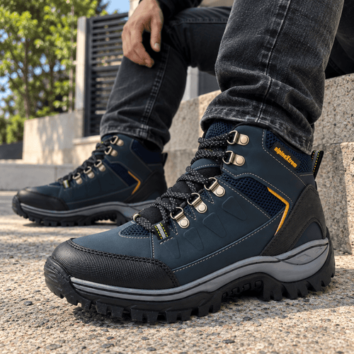 Bota Hombre Outdoor Ref- 170 Azul - Calzado Audor