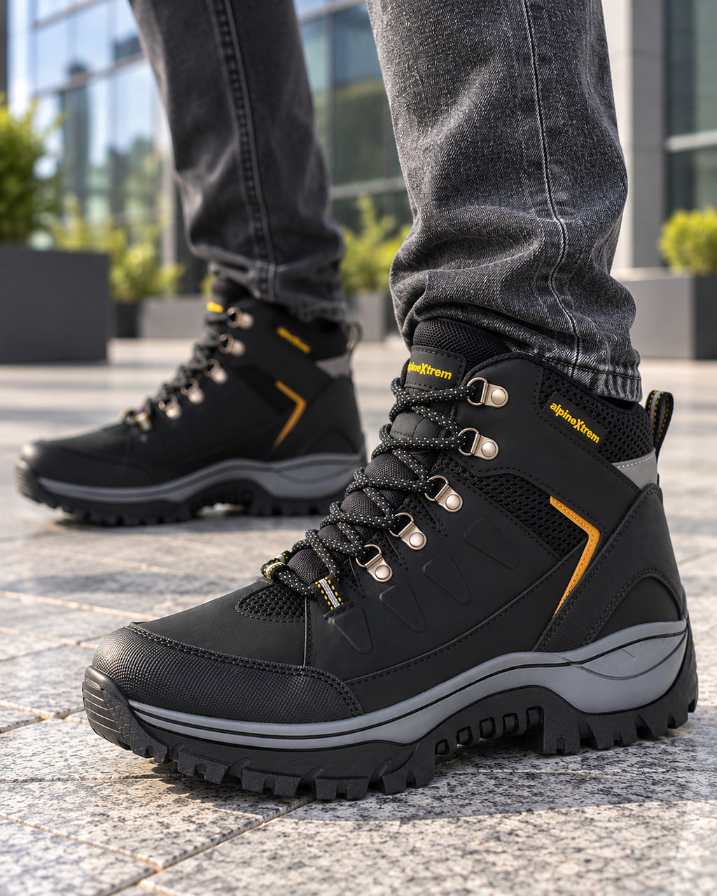 Bota Hombre Outdoor Ref- 170 negra