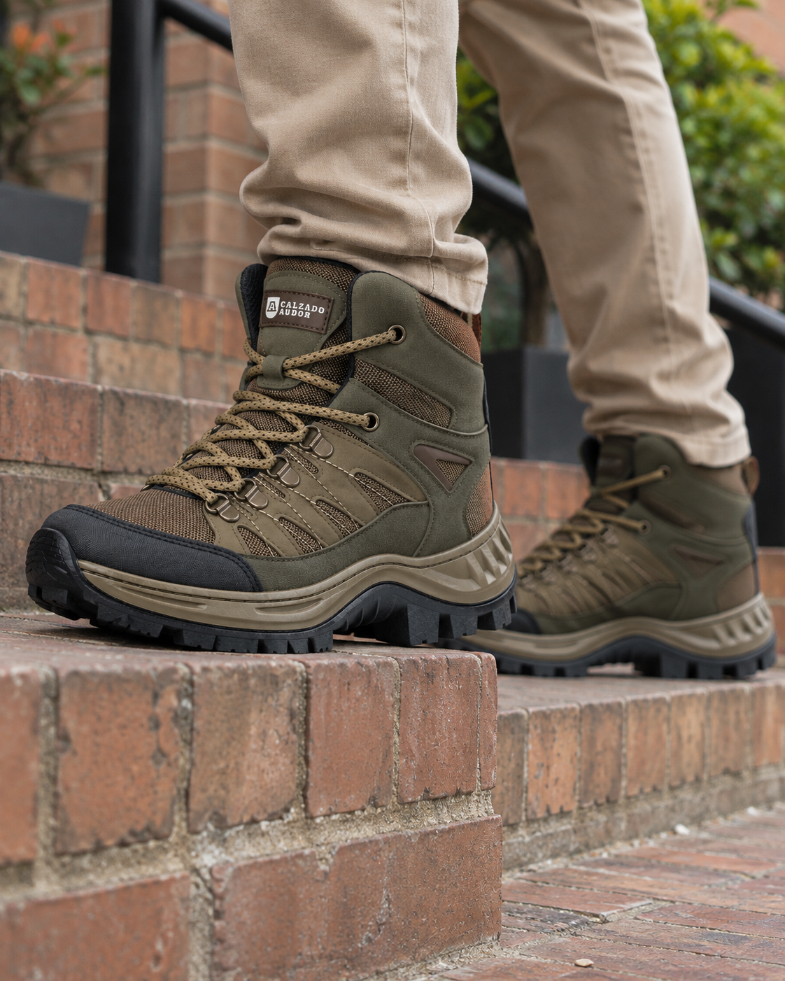Bota Hombre Outdoor Ref- 2451 Verde