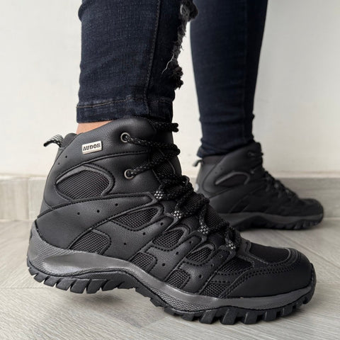 Bota mujer Outdoor Ref - 2493 Negra - Calzado Audor