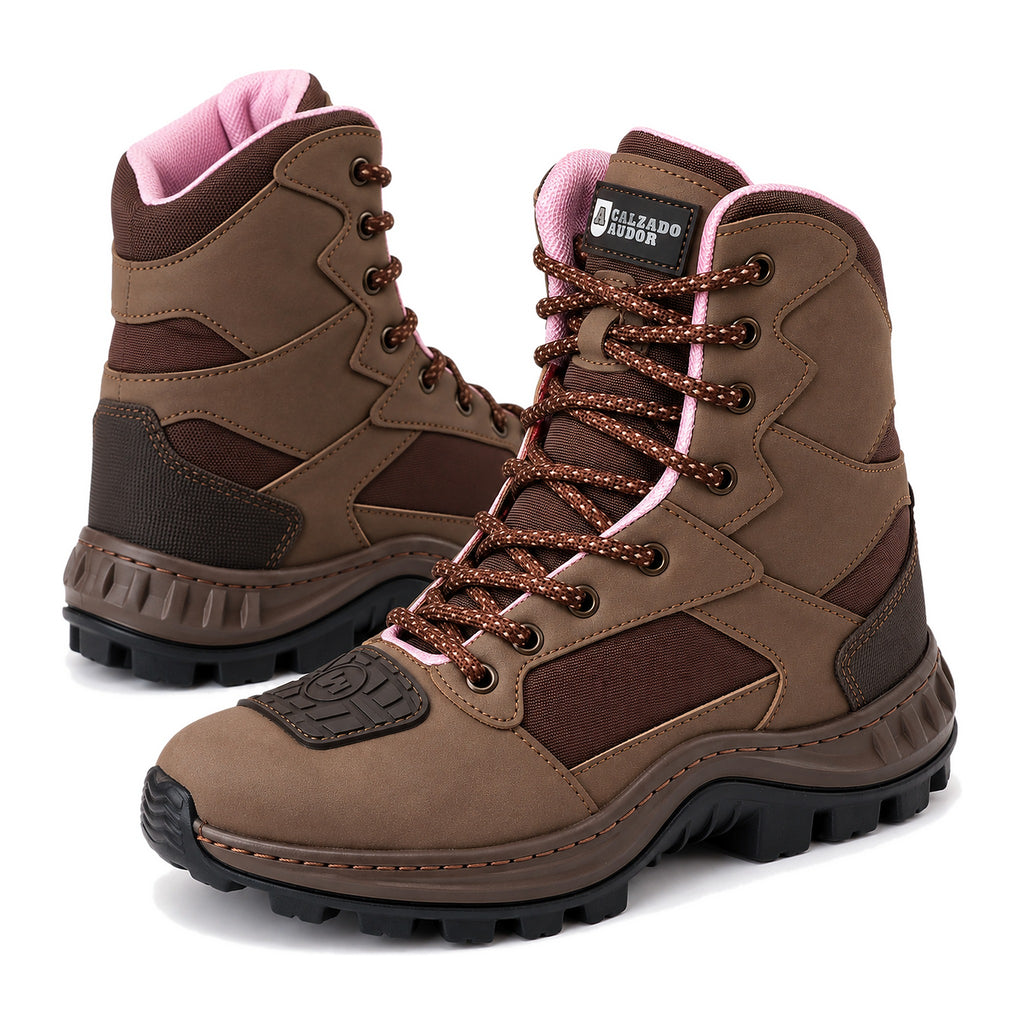 Bota mujer Motera Ref- 2614 Café