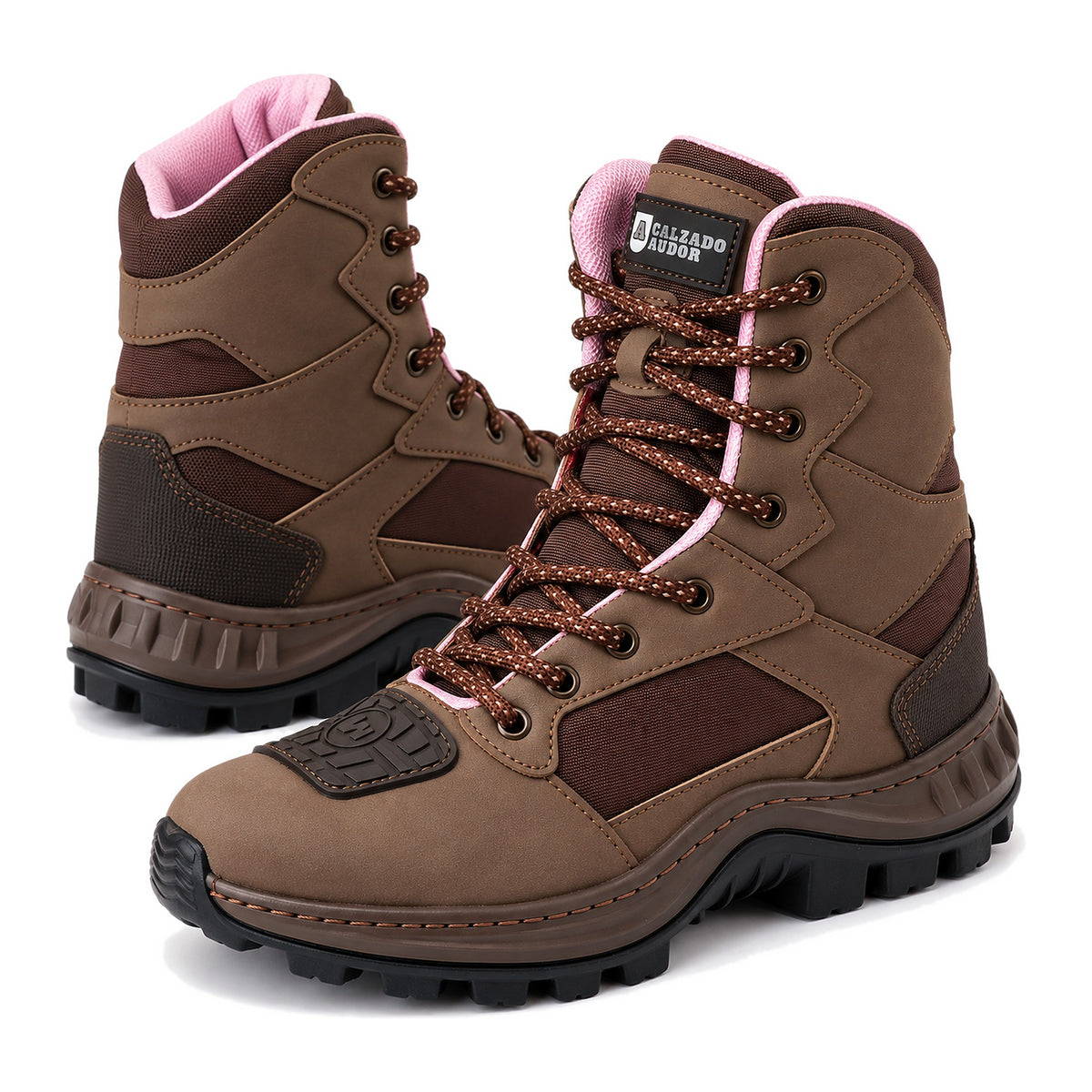 Bota mujer Motera Ref- 2614 Café