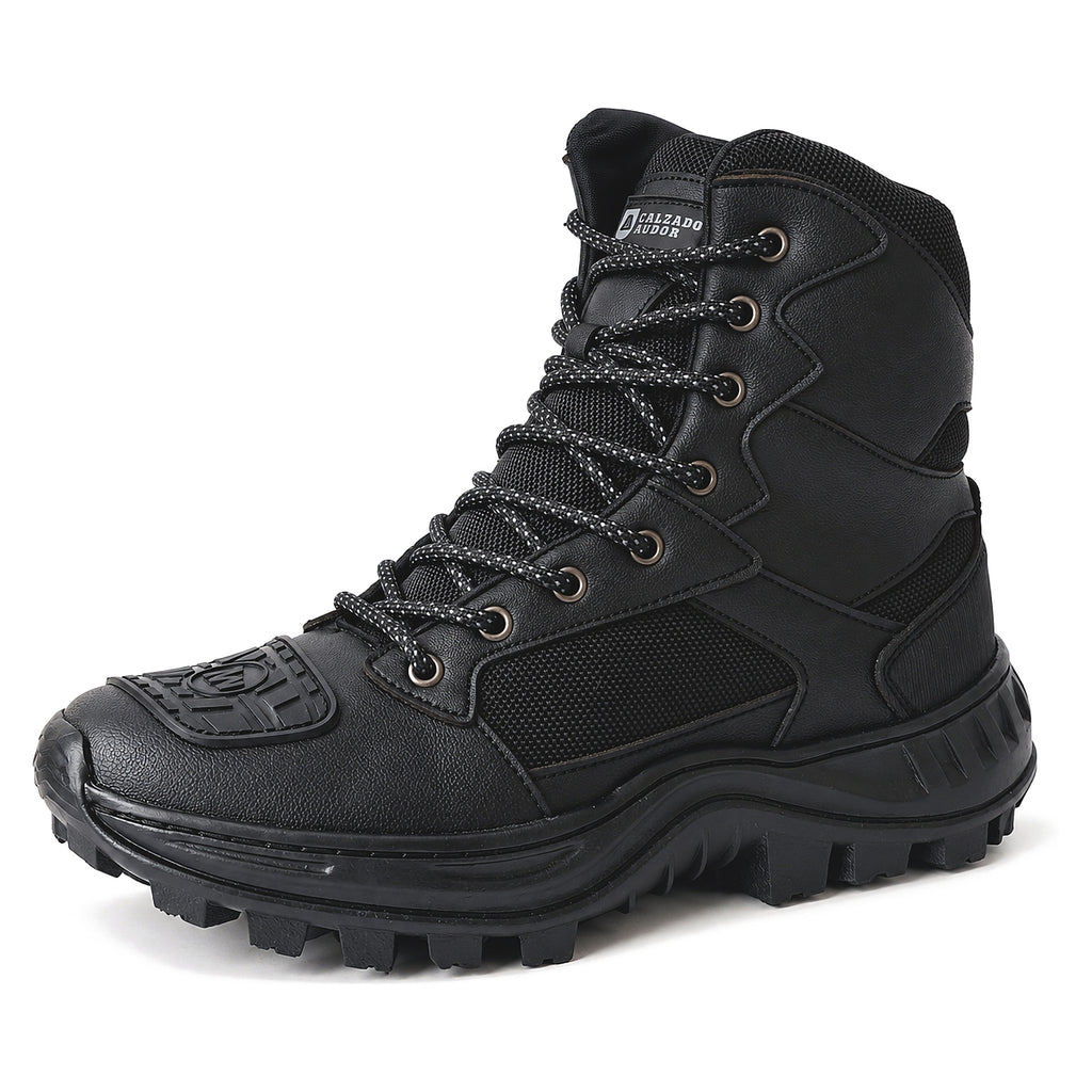 Bota mujer motera  Ref- 2614 Negra