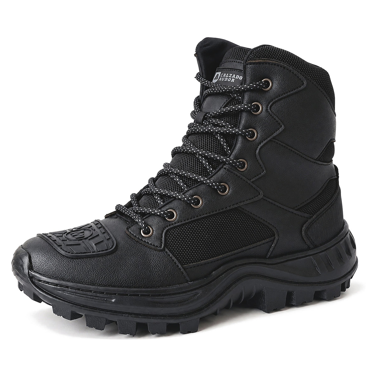Bota mujer motera  Ref- 2614 Negra