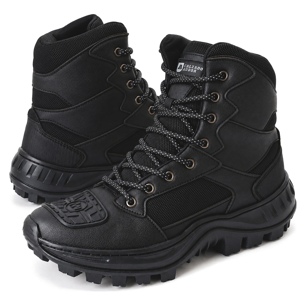 Bota mujer motera  Ref- 2614 Negra