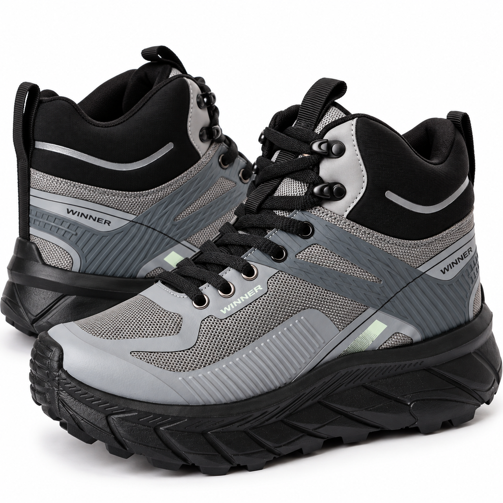 Bota suela liviana  Hombre 2674 Gris
