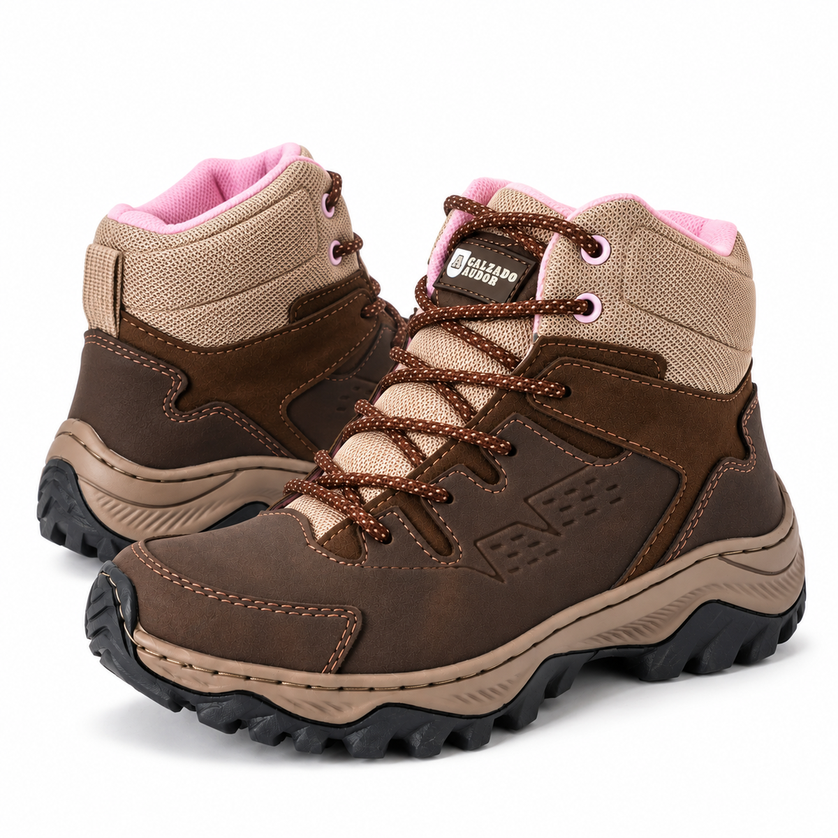 Bota mujer Outdoor Ref- 301 café