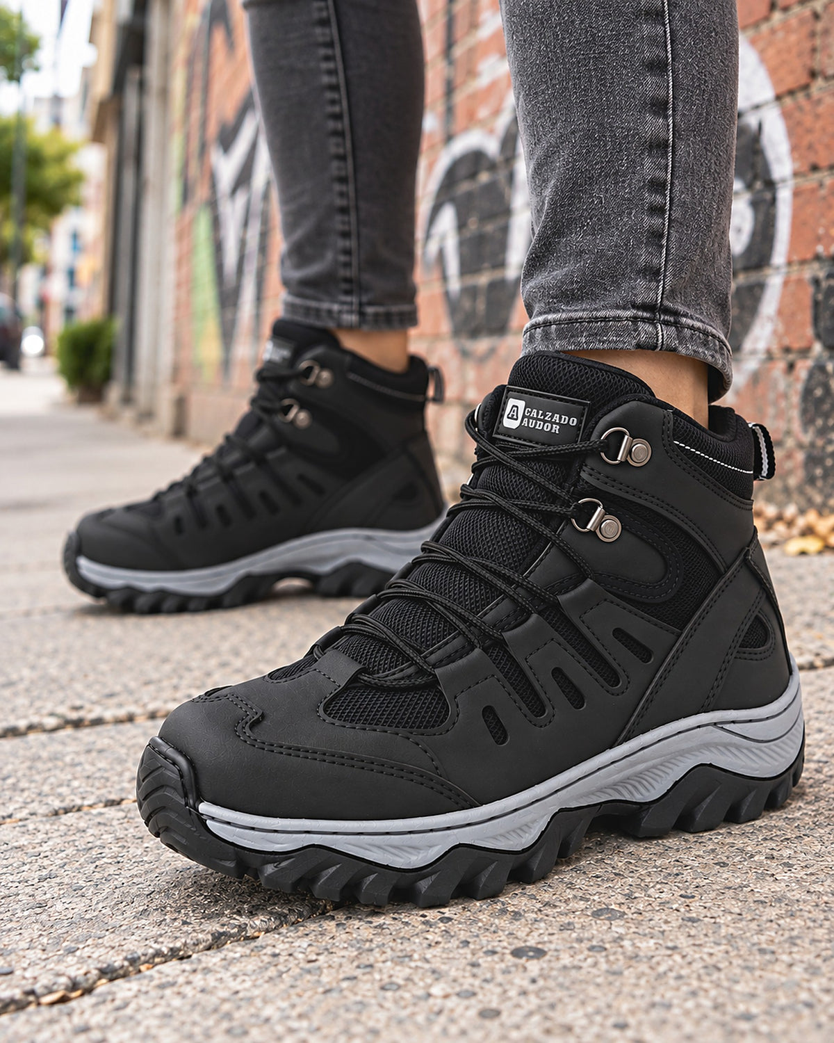 Bota mujer Outdoor Ref- 363 Negra
