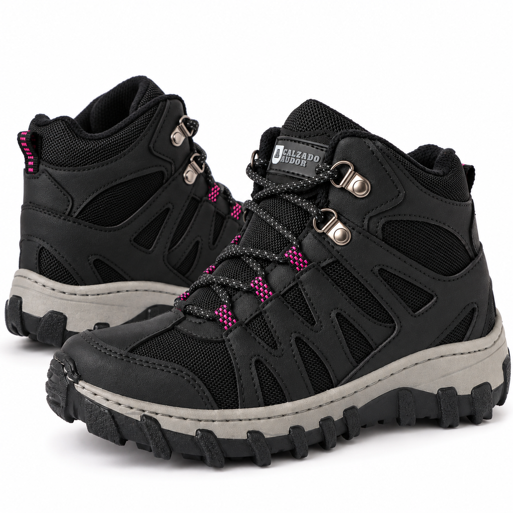 Bota mujer Outdoor Ref- 401 Negra