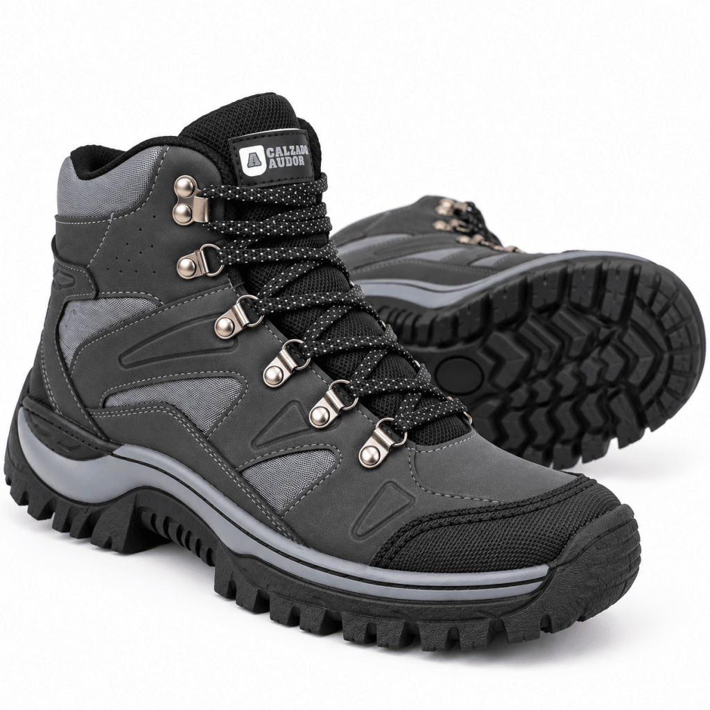 Bota Hombre Outdoor Ref- 401 Gris - Calzado Audor