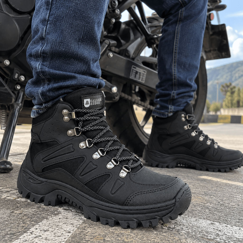 Bota Hombre Outdoor Ref- 401 Negra - Calzado Audor