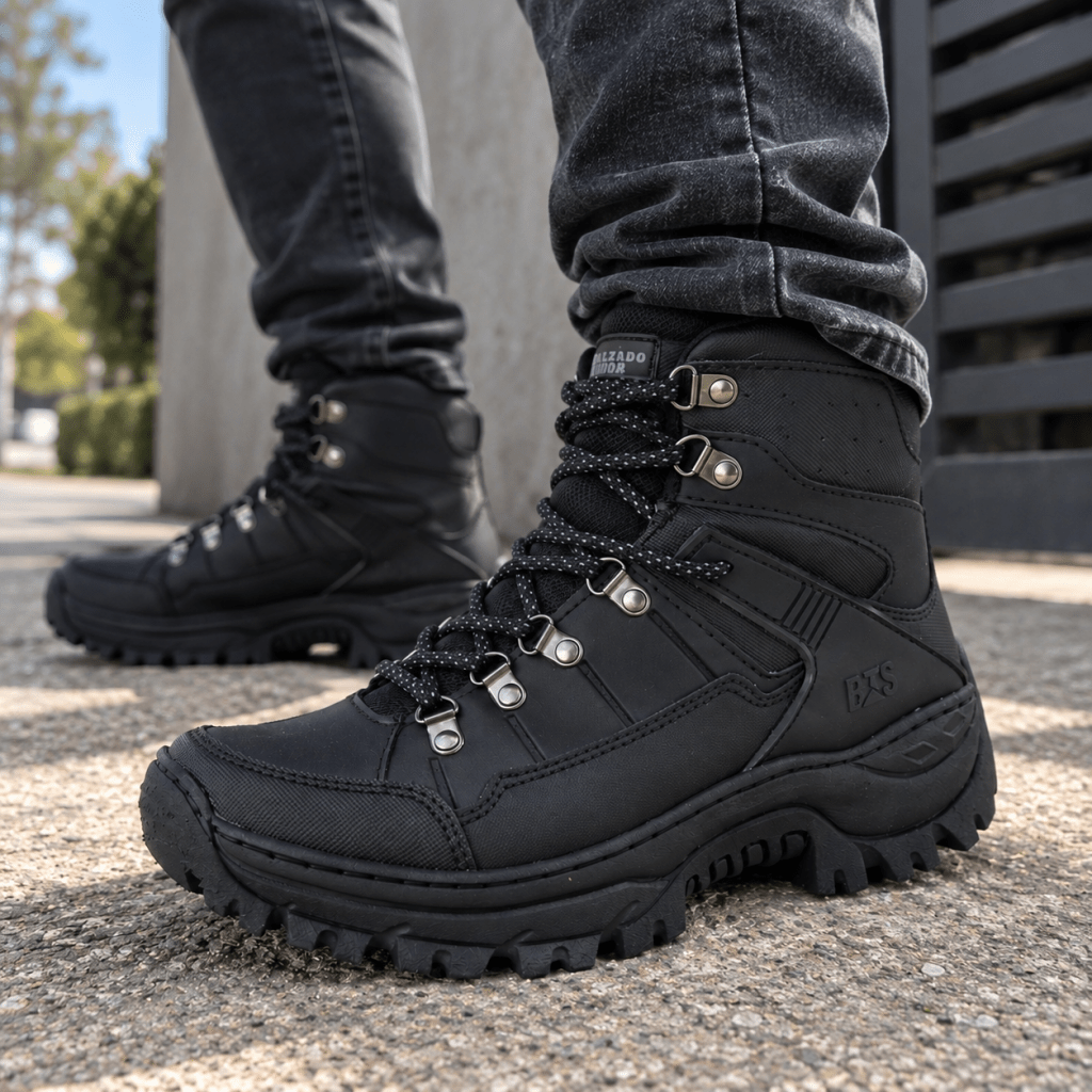 Bota Hombre Outdoor Ref- 405 Negra - Calzado Audor