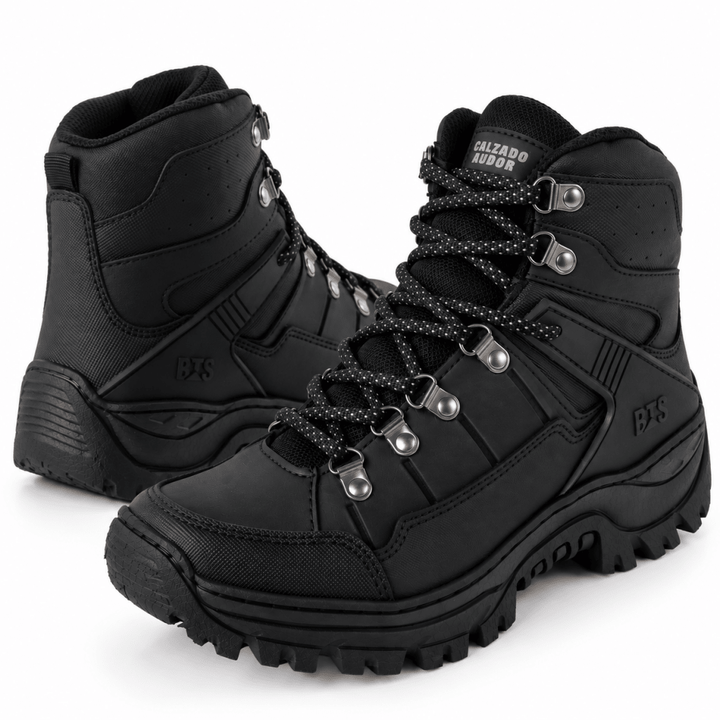 Bota Hombre Outdoor Ref- 405 Negra - Calzado Audor