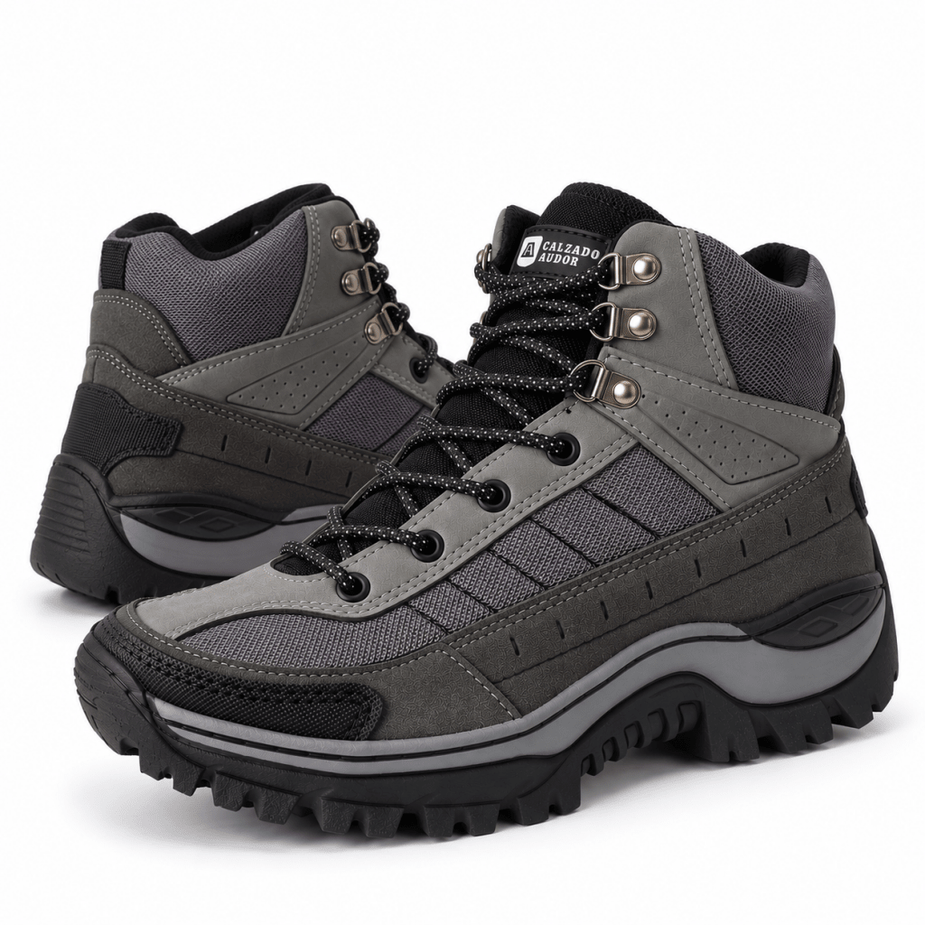 Bota Hombre Outdoor Ref- 444 Gris - Calzado Audor