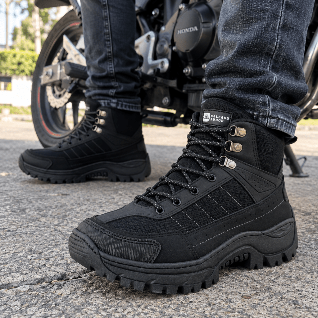 Bota Hombre Outdoor Ref- 444 Negra - Calzado Audor