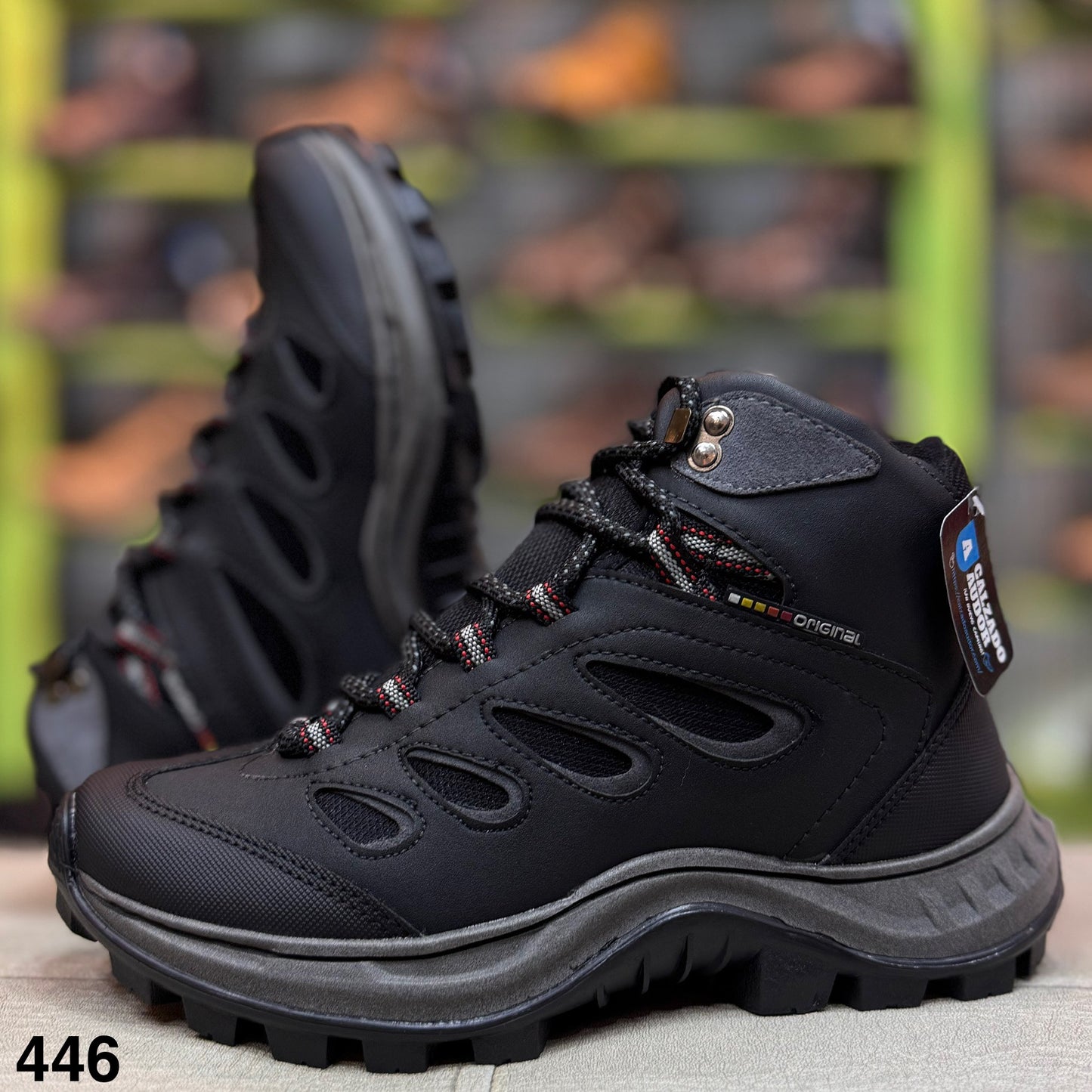 Bota Hombre Outdoor Ref- 446 Negro