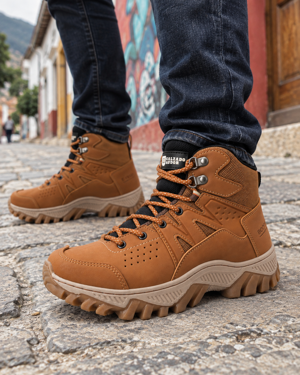 Bota Hombre Outdoor Ref- 507 Miel