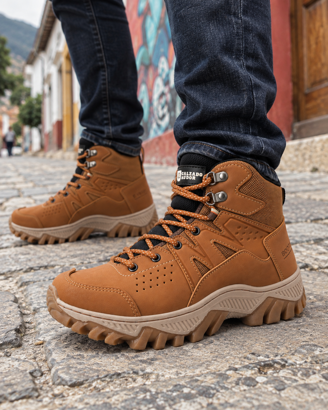 Bota Hombre Outdoor Ref- 507 Miel