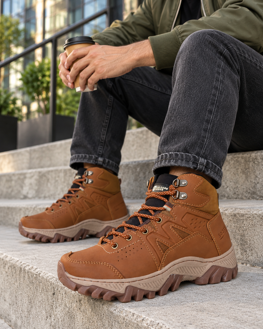 Bota Hombre Outdoor Ref- 507 Miel