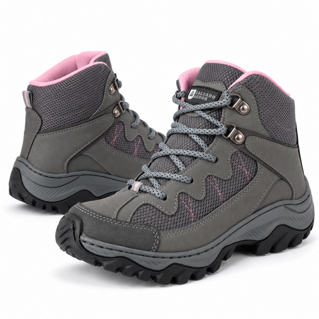 Bota mujer Outdoor Ref- 601 Gris - Calzado Audor