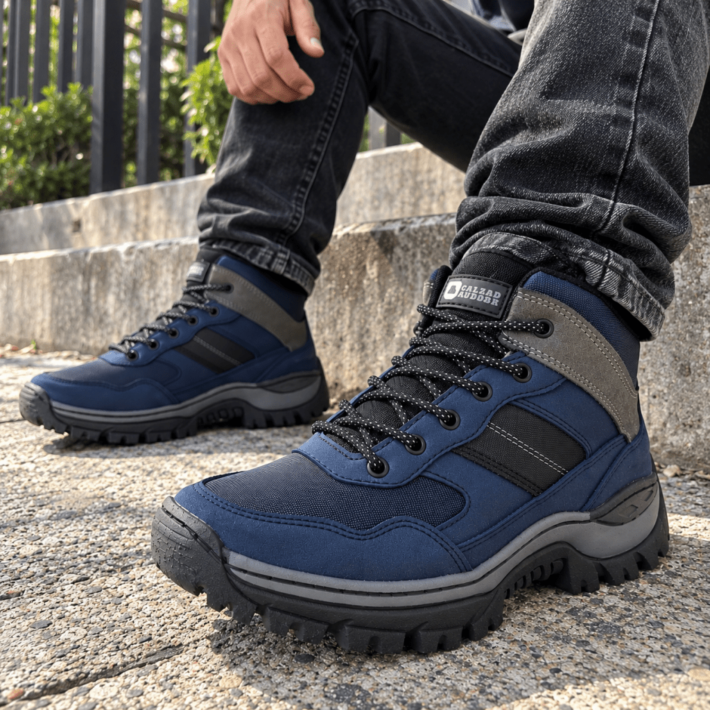 Bota Outdoor Hombre 609 Azul - Calzado Audor