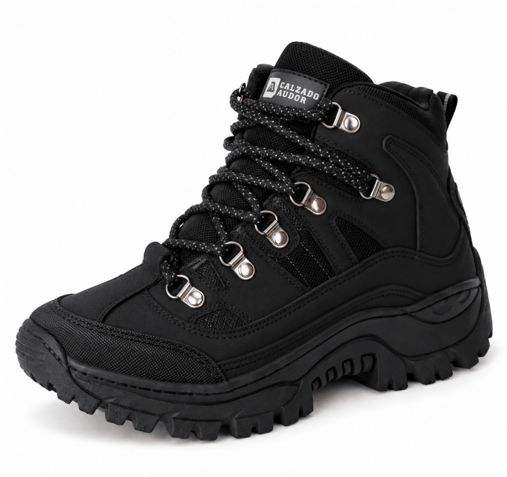 Bota Outdoor Hombre 609 Negra - Calzado Audor