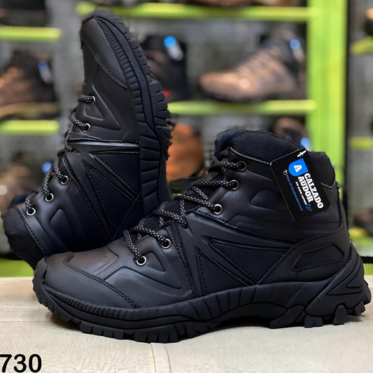 Bota Hombre Outdoor Ref- 730 Negra