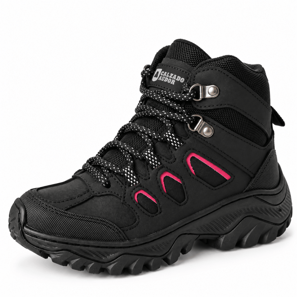 Bota mujer Outdoor Ref- 802 Negra - Calzado Audor