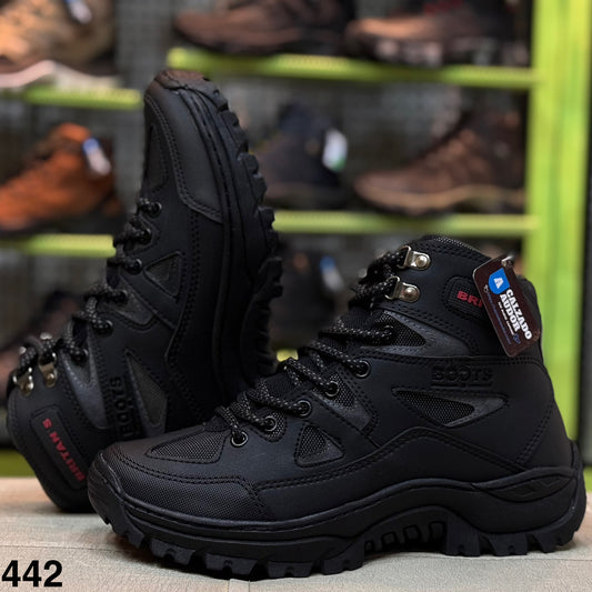 Bota Hombre Outdoor Ref- 442 Negra