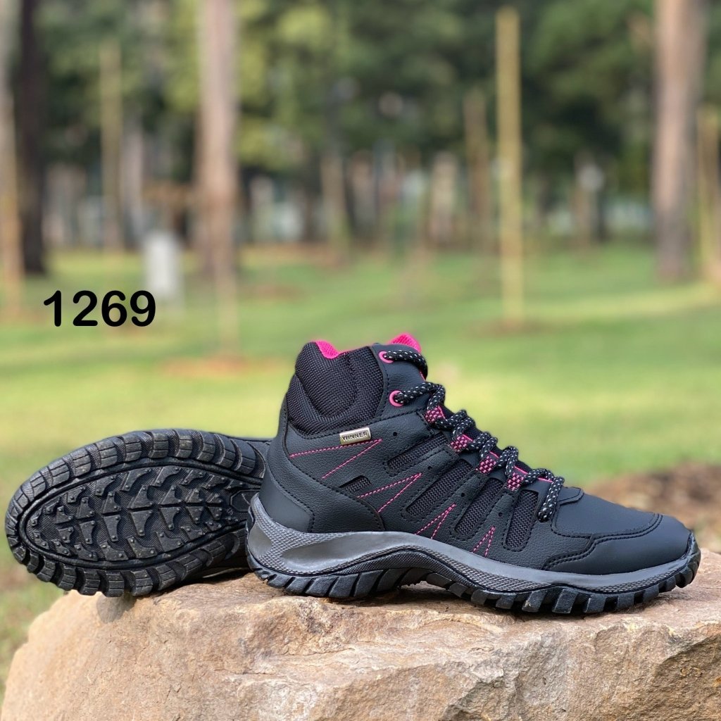 Bota mujer Outdoor Ref - 1269 Negra - Calzado Audor