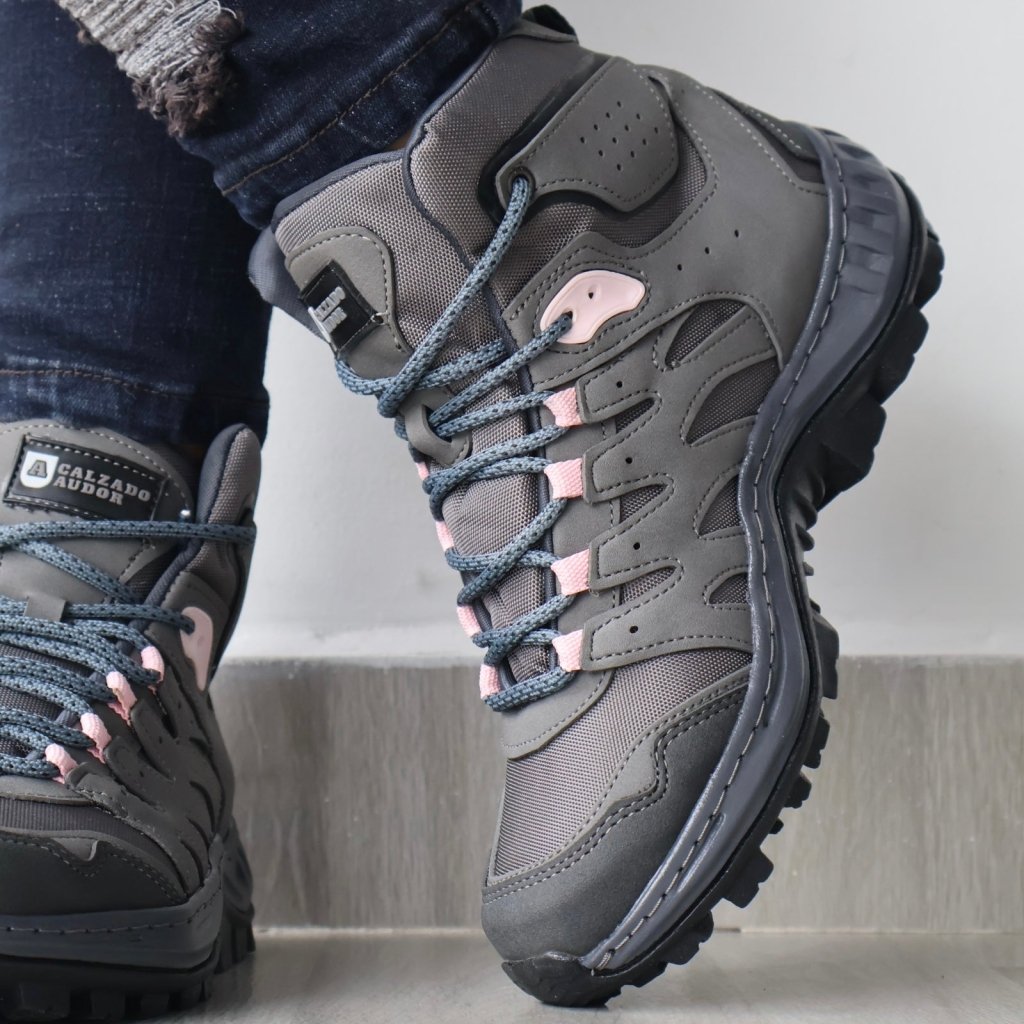 Bota mujer Outdoor Ref- 2500 Gris - Calzado Audor