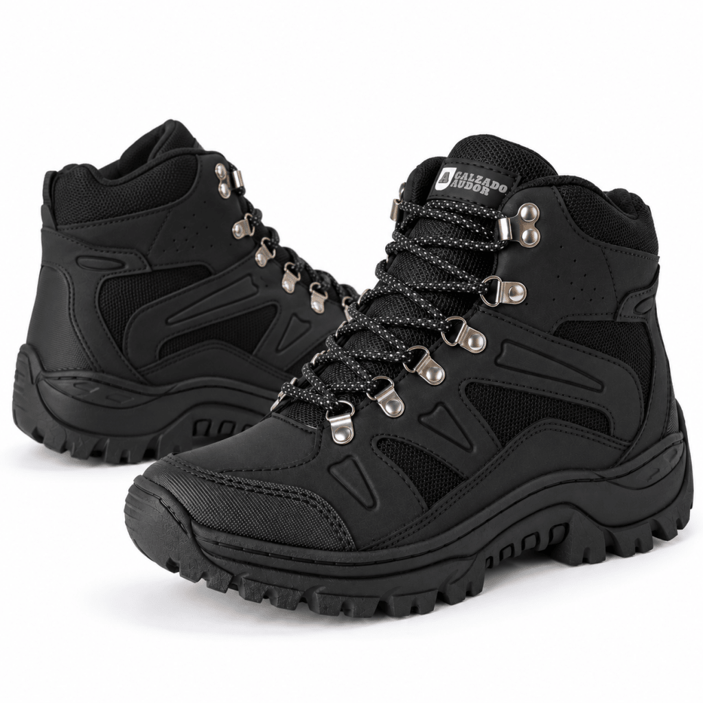 Bota Hombre Outdoor Ref- 401 Negra - Calzado Audor