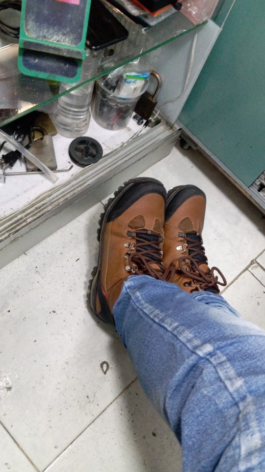 Foto del comprador: botas miel puestas