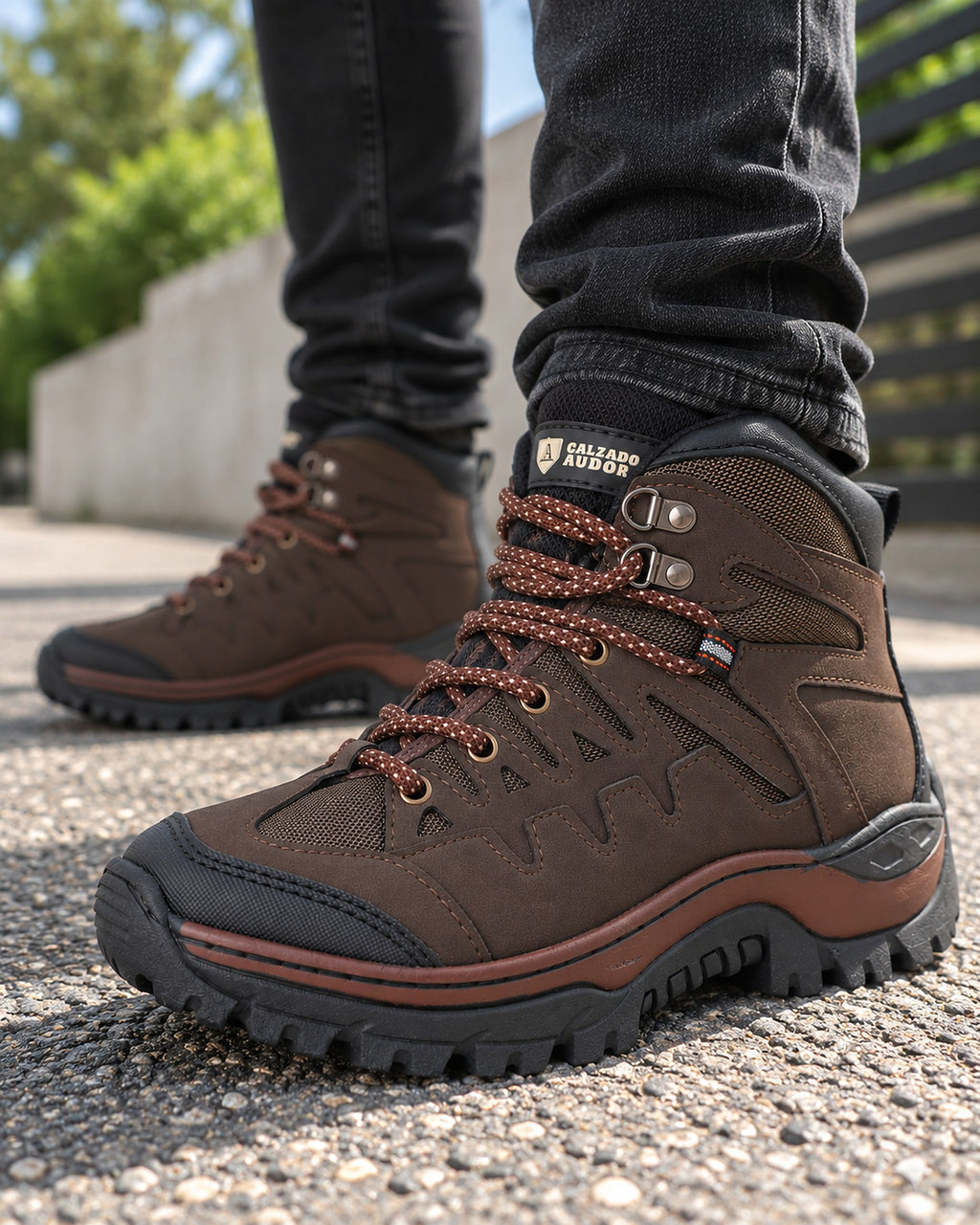 Bota Outdoor Hombre 636 Cafe