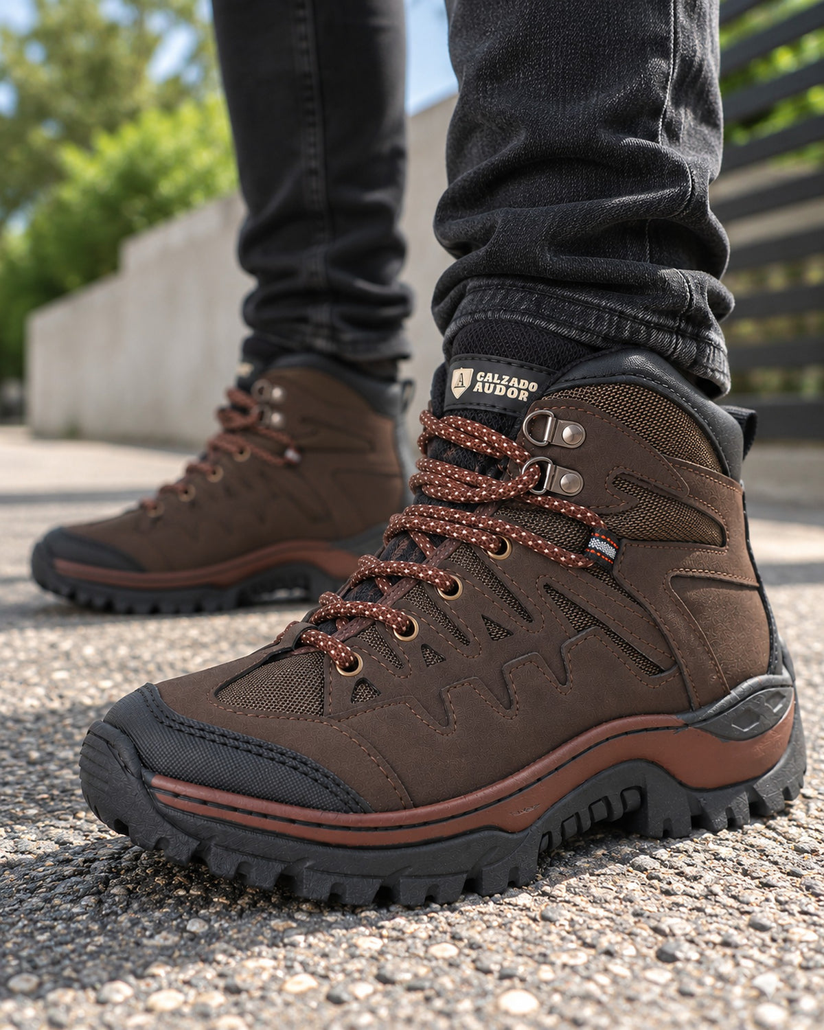 Bota Outdoor Hombre 636 Cafe