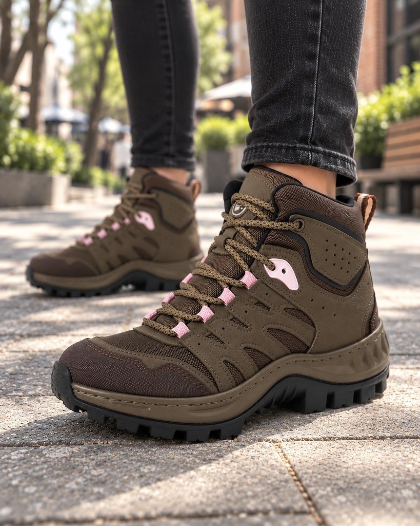 Bota mujer Outdoor Ref- 2500 Verde - Calzado Audor