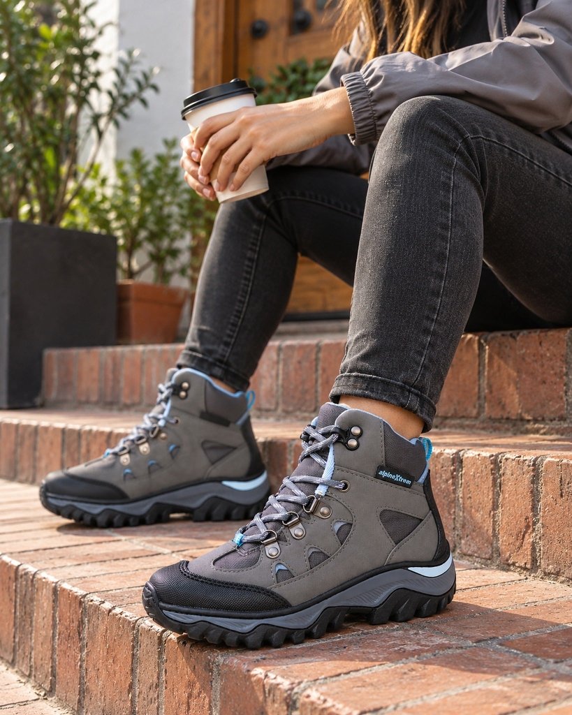 Bota mujer Outdoor Ref- 1006 Gris - Calzado Audor