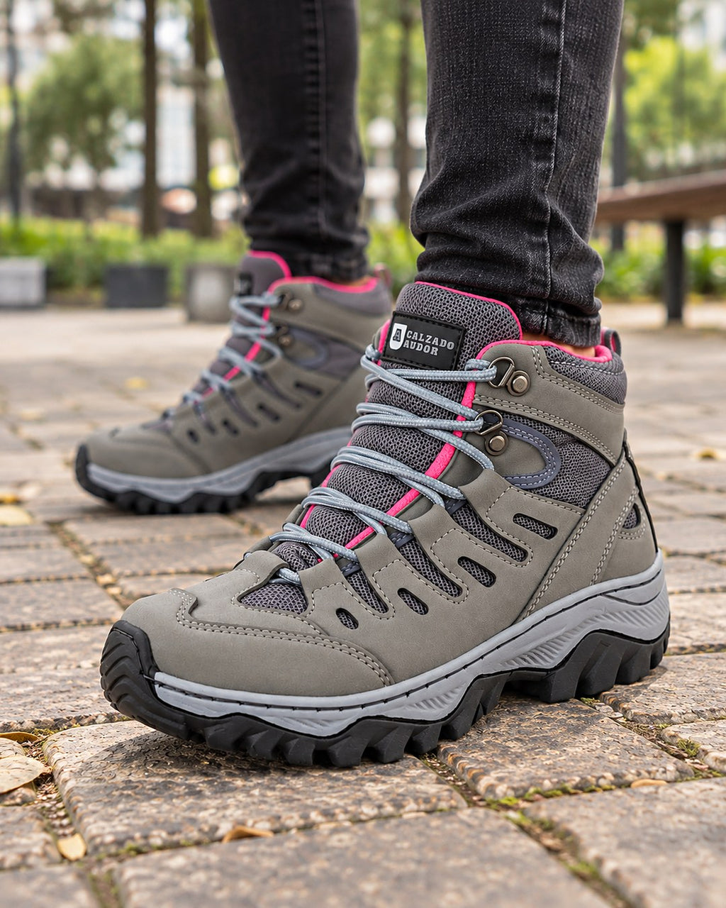 Bota mujer Outdoor Ref- 363 Gris