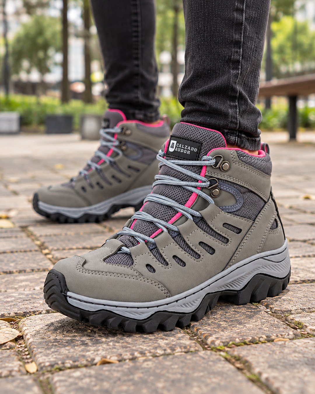 Bota mujer Outdoor Ref- 363 Gris