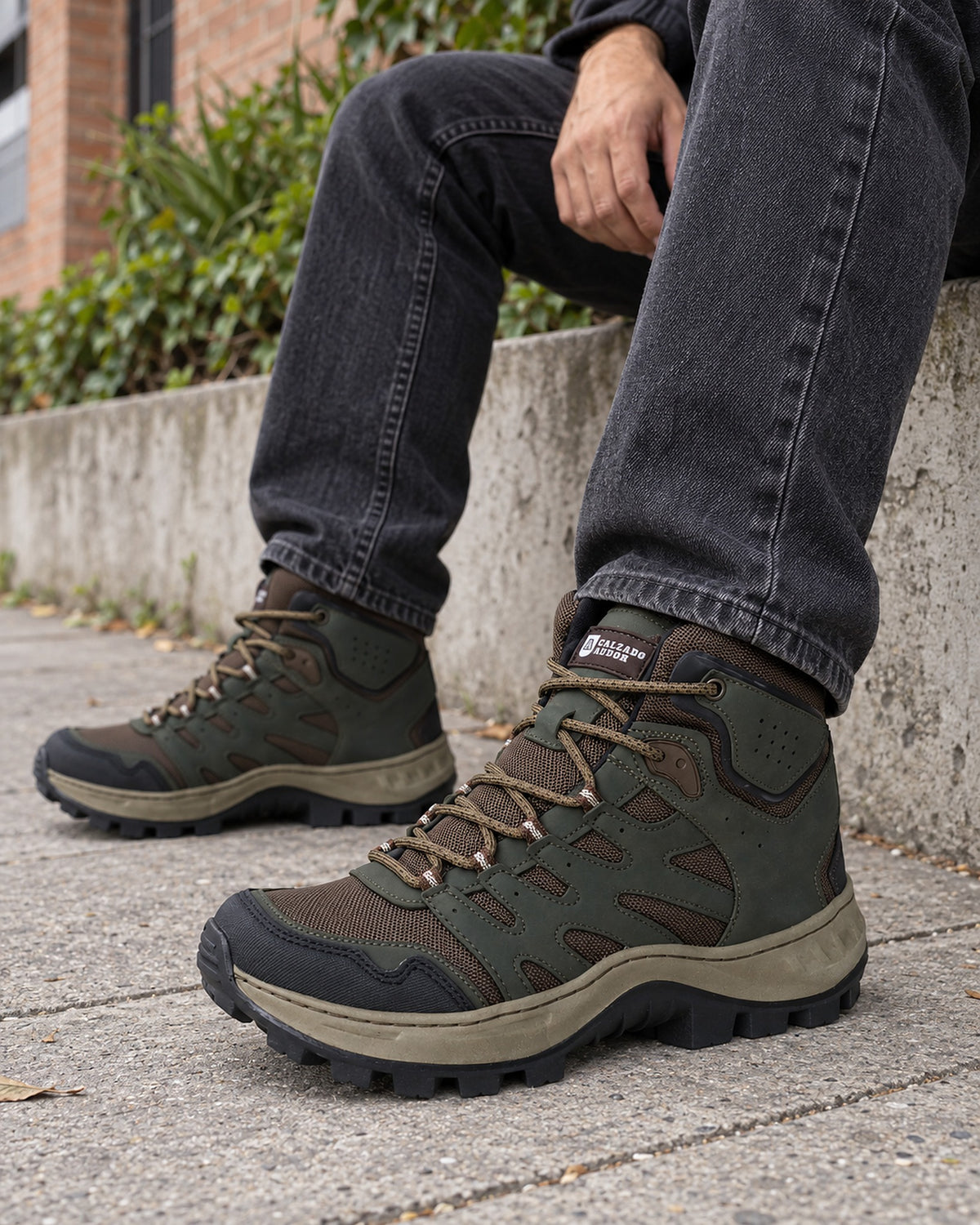 Bota Hombre Outdoor Ref- 2459 Verde