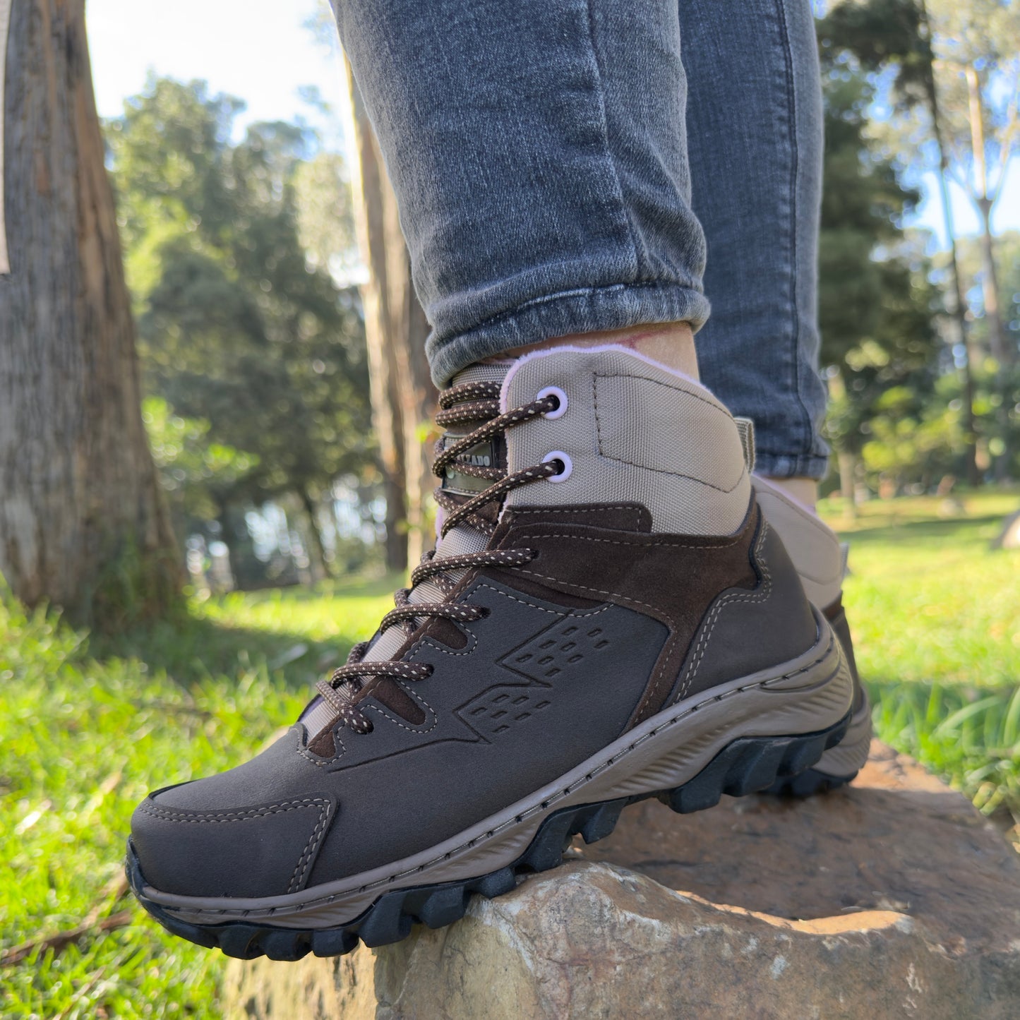 Bota mujer Outdoor Ref- 301 cafe