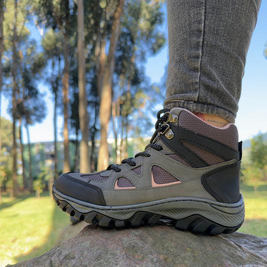 Bota mujer Outdoor Ref- 403 Gris