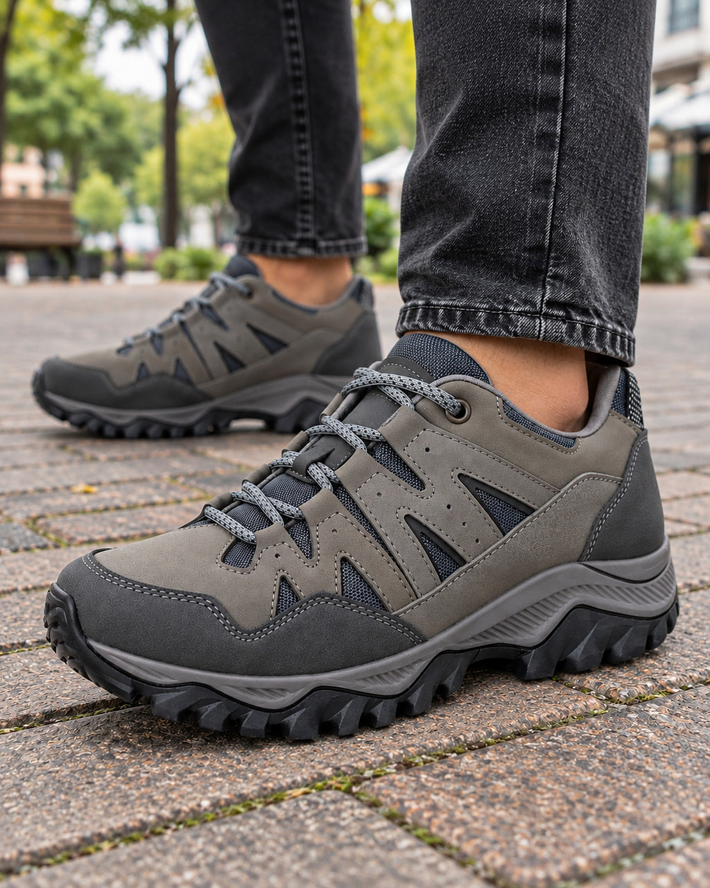 Zapato  Hombre Outdoor Ref- 2641 Gris