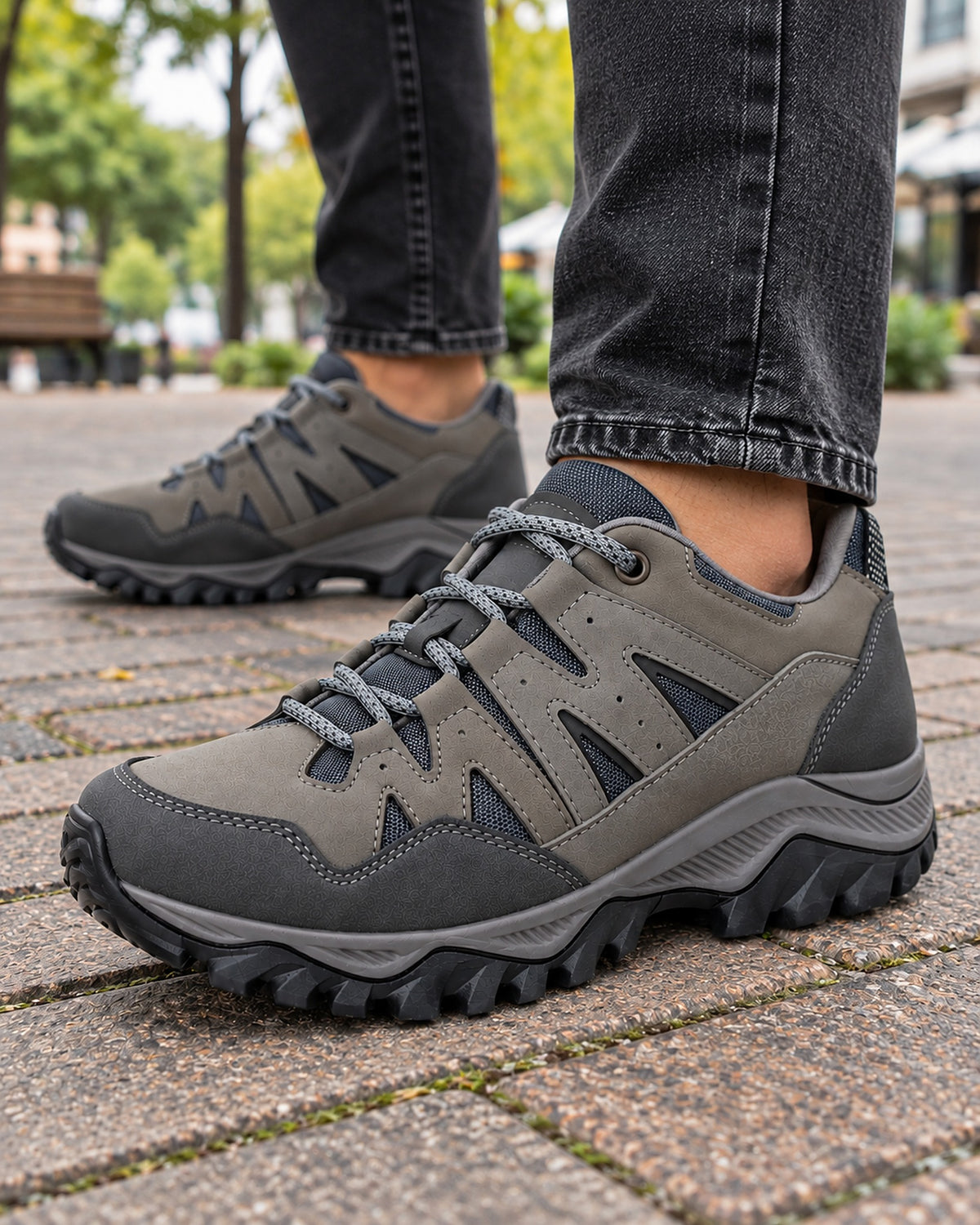 Zapato  Hombre Outdoor Ref- 2641 Gris