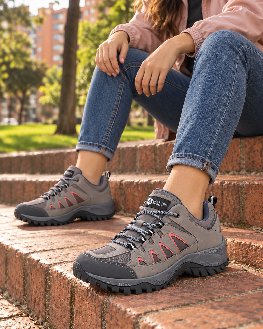 Zapato mujer Outdoor Ref- 2487 Gris